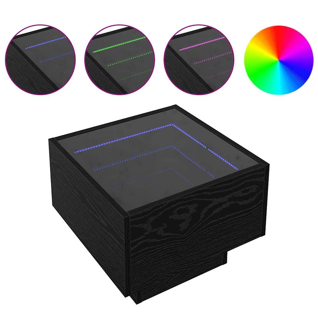 vidaXL Ντουλάπι αποθήκευσης Μαύρη δρυς 40 x 40 x 30 cm