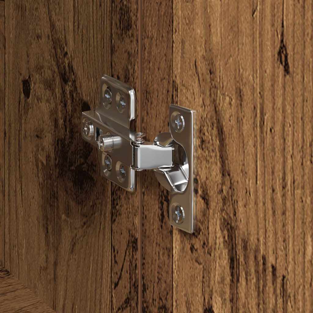 vidaXL Παραδοσιακά Πλευρικά Έπιπλα 3 pcs Παλαιό ξύλο 180 x 35 x 70 εκ