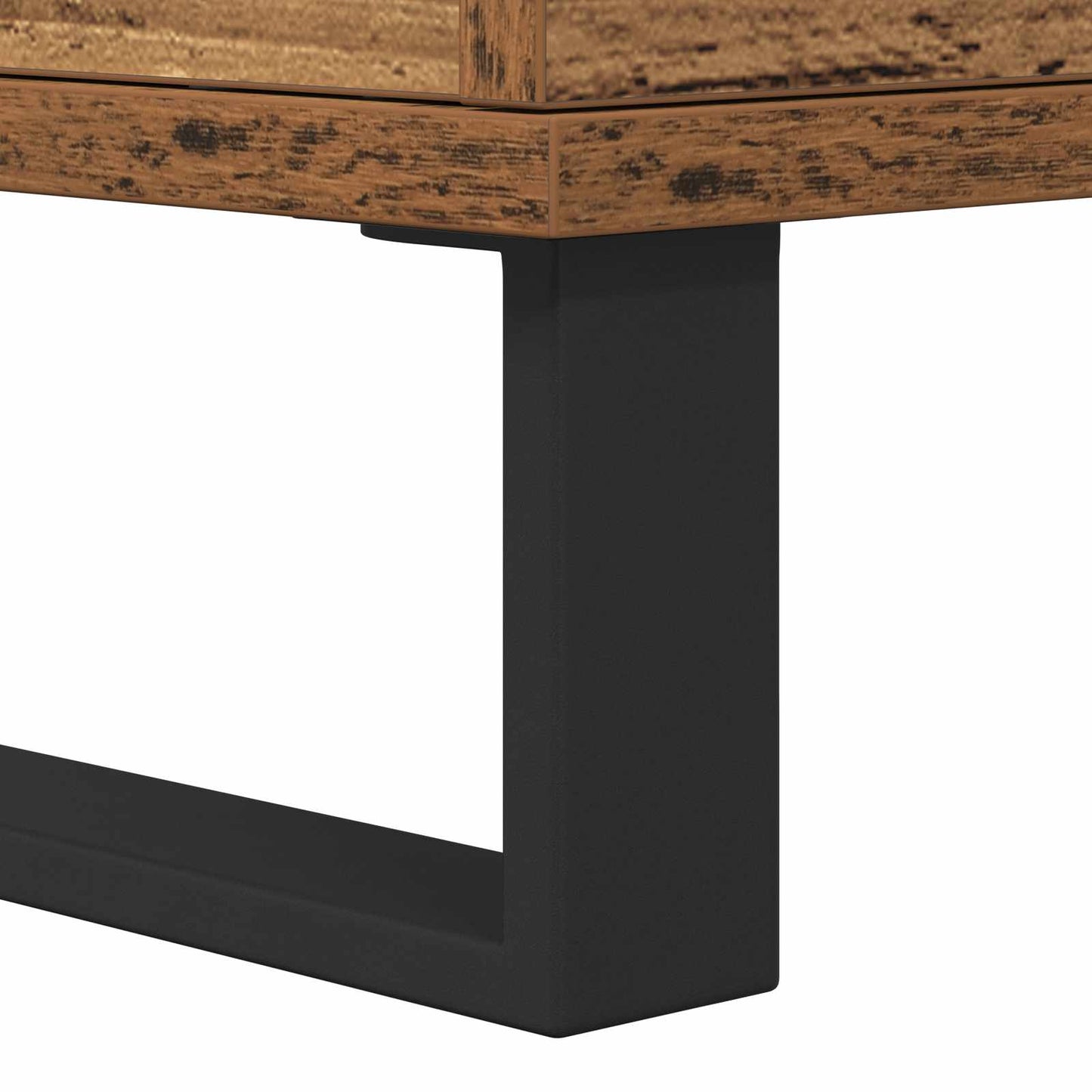 vidaXL Πλαϊνό γραφείο 3 pcs Παλιό ξύλο 60 x 35 x 70 cm