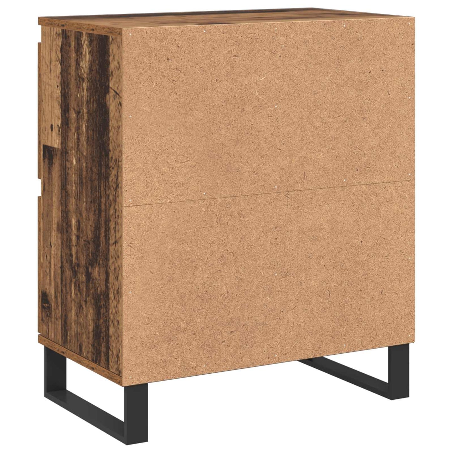 vidaXL Πλαϊνό γραφείο 3 pcs Παλιό ξύλο 60 x 35 x 70 cm