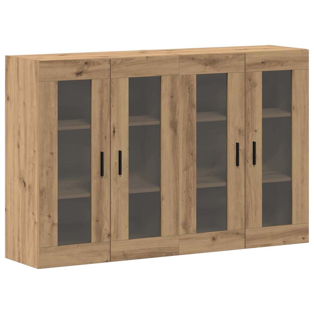 vidaXL Ντουλάπια Τοίχου 2 pcs artisan δρυς 69,5 x 34 x 90 εκ.