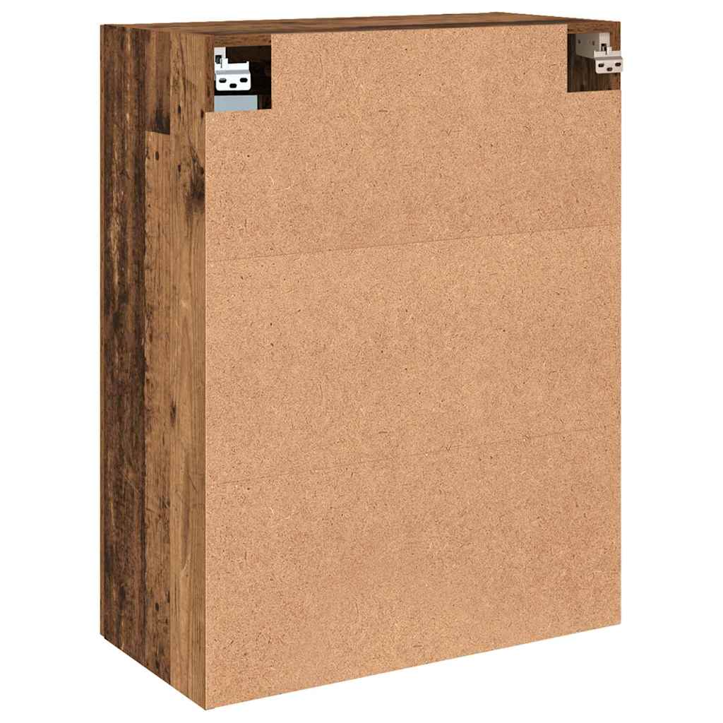 vidaXL Ντουλάπια Τοίχου 2 pcs Παλαιό ξύλο 69.5 x 34 x 90 εκ.