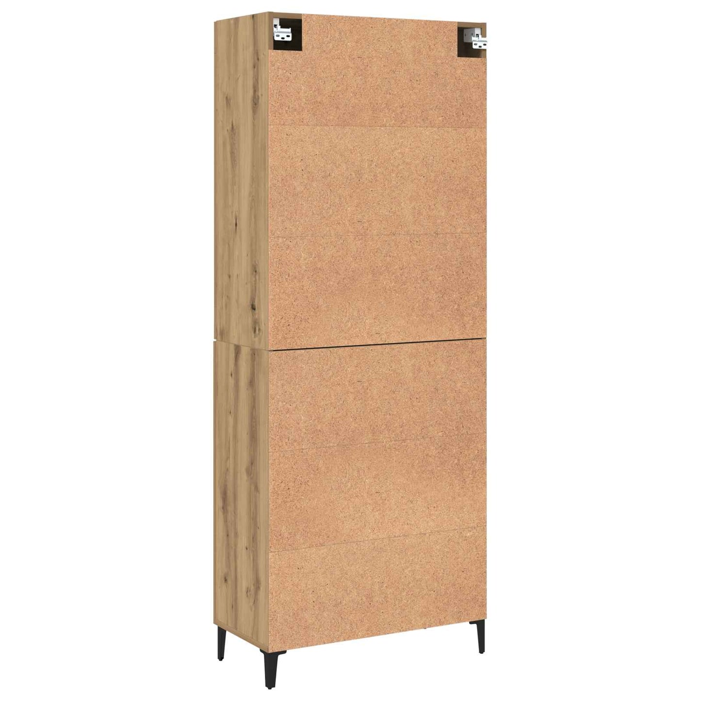 vidaXL Highboard 2 pcs Artisan Oak Επεξεργασμένο ξύλο