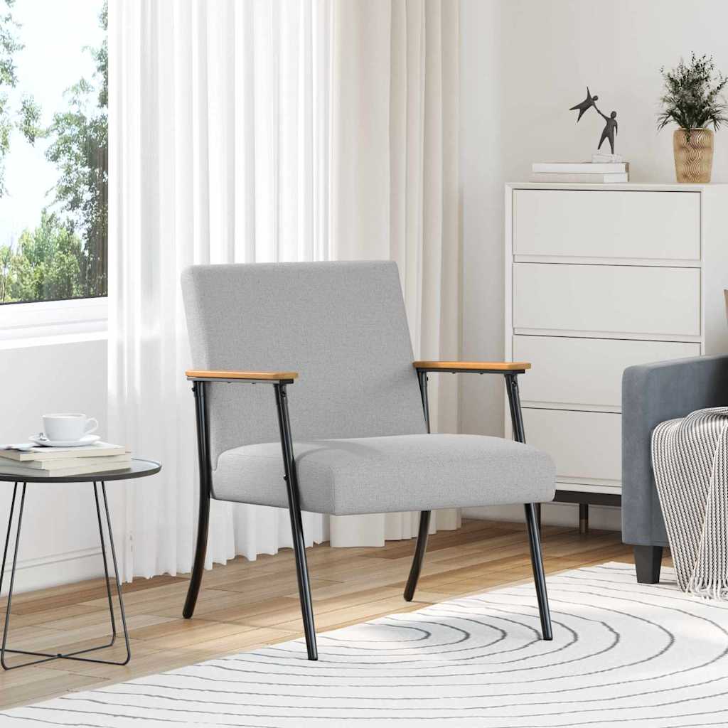 vidaXL Πολυθρόνα Σκίουρος Γκρί 59 x 75 x 78 εκ ύφασμα