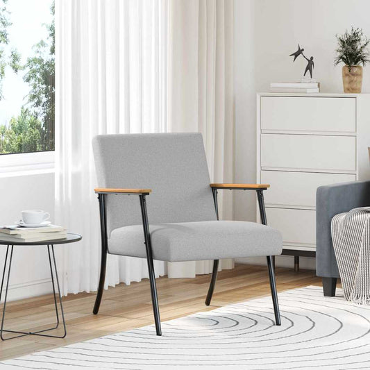 vidaXL Πολυθρόνα Σκίουρος Γκρί 59 x 75 x 78 εκ ύφασμα