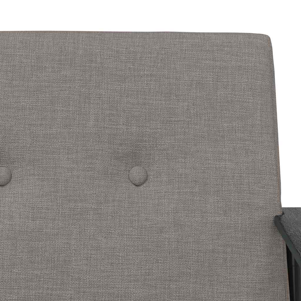 vidaXL Πολυθρόνα Taupe 59 x 75 x 78 εκ ύφασμα