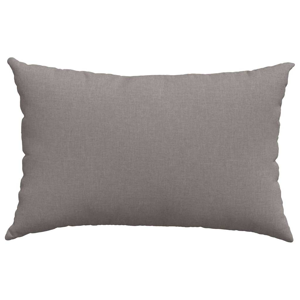 vidaXL Μαξιλάρι Καναπέ 2 pcs Taupe 60 x 40 cm ύφασμα