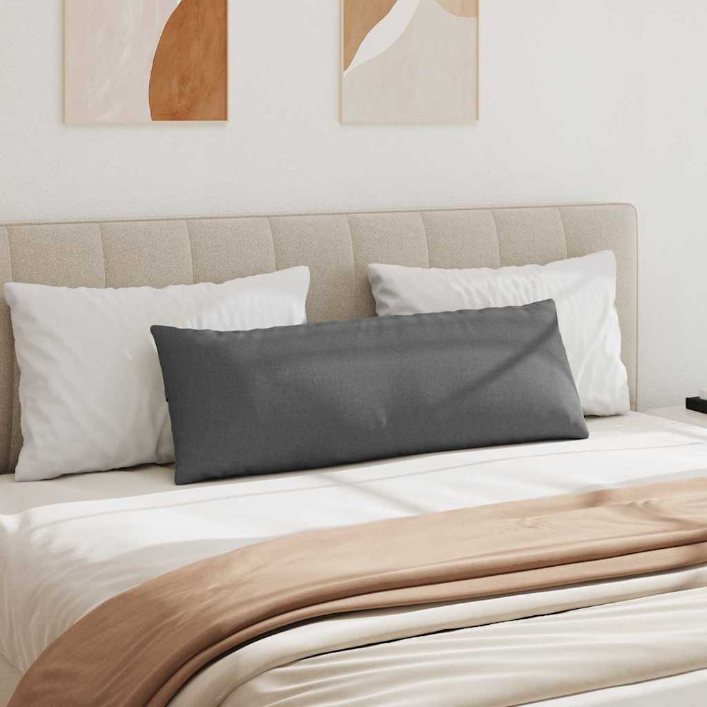 vidaXL Μαξιλάρι Καναπέ 2 pcs Σκούρο Γκρι 120 x 40 cm ύφασμα