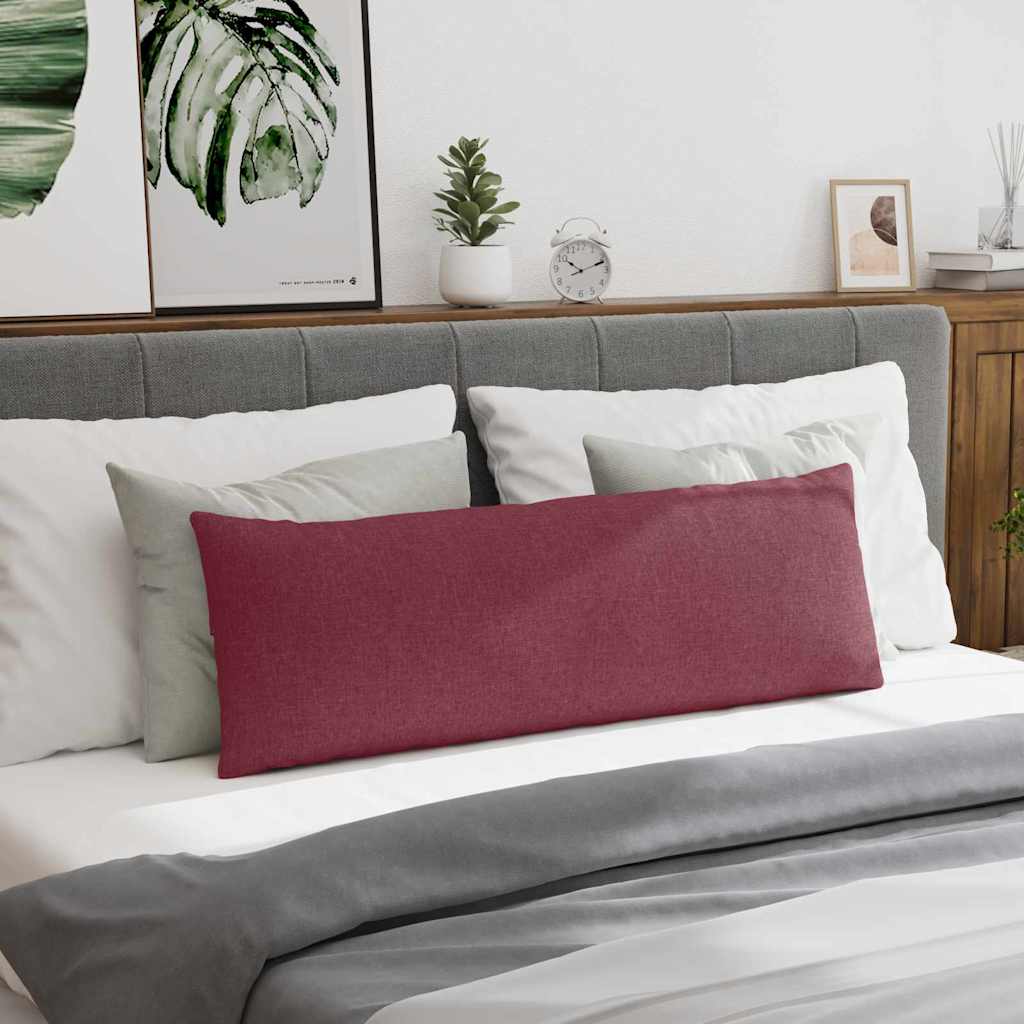 vidaXL Μαξιλάρι Καναπέ 2 pcs Κόκκινο 120 x 40 cm ύφασμα