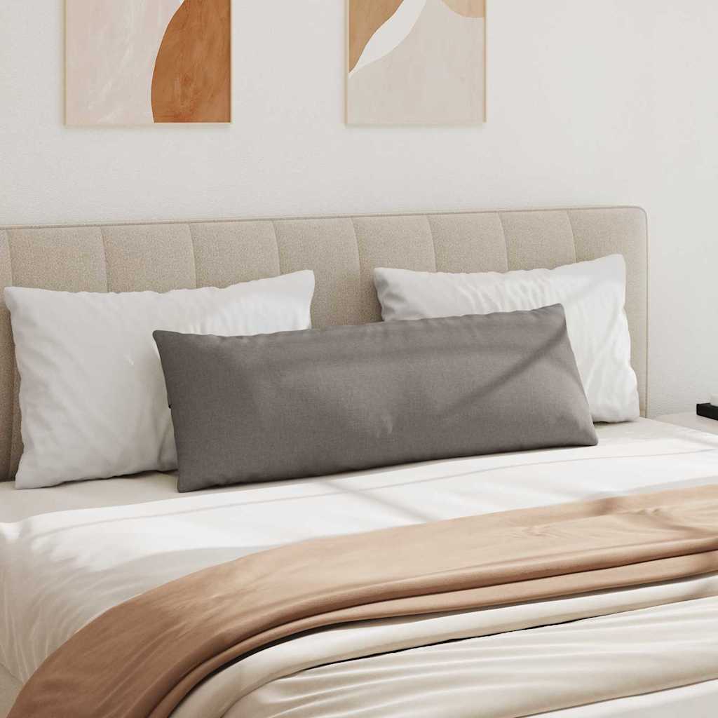 vidaXL Μαξιλάρι Καναπέ 2 pcs Taupe 120 x 40 cm ύφασμα