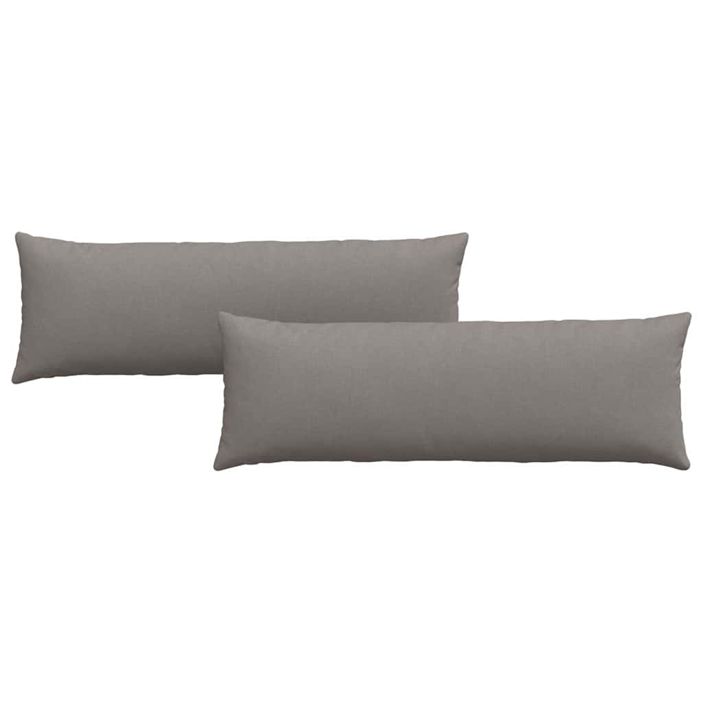 vidaXL Μαξιλάρι Καναπέ 2 pcs Taupe 120 x 40 cm ύφασμα