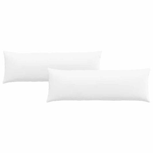 vidaXL Μαξιλάρι Καναπέ 2 pcs Λευκό 120 x 40 cm ύφασμα
