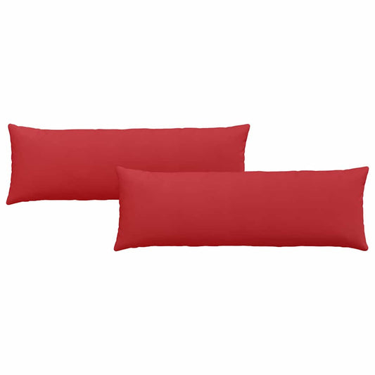 vidaXL Μαξιλάρι Καναπέ 2 pcs Κόκκινο 120 x 40 cm ύφασμα
