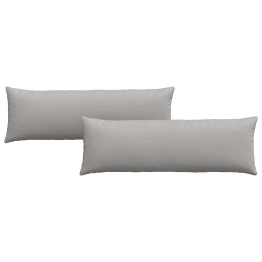vidaXL Μαξιλάρι Καναπέ 2 pcs Γκρι 120 x 40 cm ύφασμα