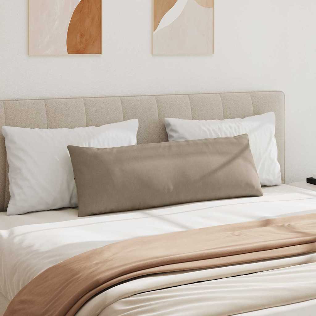 vidaXL Μαξιλάρι Καναπέ 2 pcs Taupe 120 x 40 cm ύφασμα