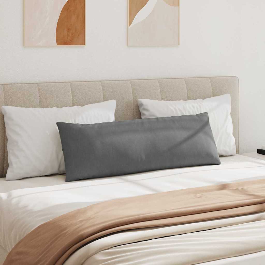 vidaXL Μαξιλάρι Καναπέ 2 pcs Σκούρο Γκρι 120 x 40 cm ύφασμα
