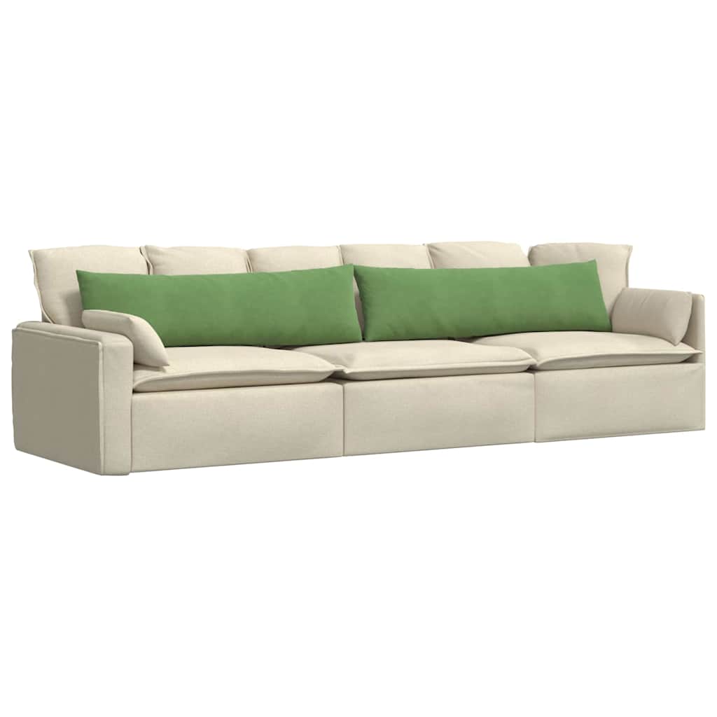 vidaXL Μαξιλάρι Καναπέ 2 pcs Ανοιχτό πράσινο 145 x 40 εκ.