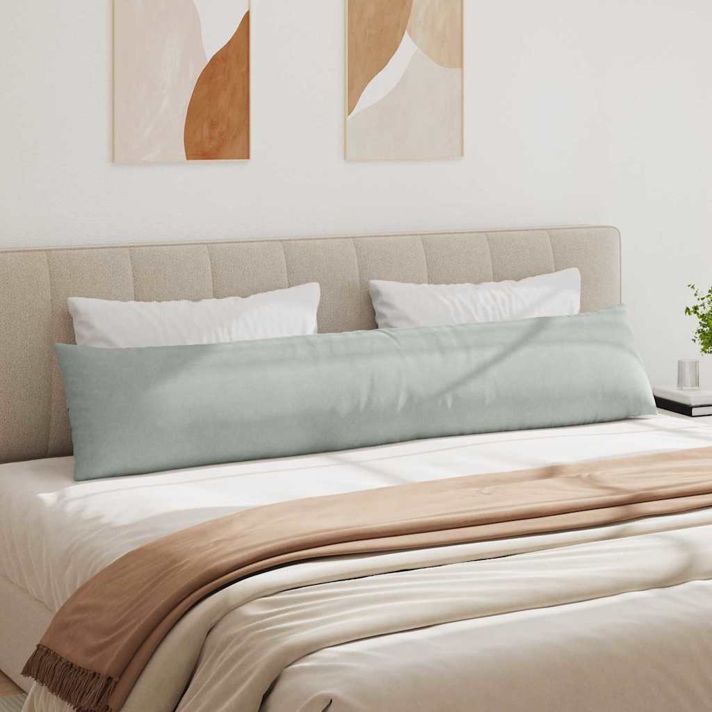 vidaXL Μαξιλάρι Καναπέ 2 pcs Ανοιχτό γκρι 200 x 40 εκ.