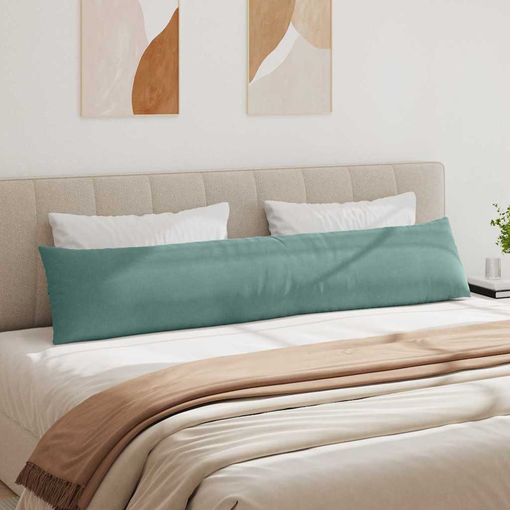 vidaXL Μαξιλάρι Καναπέ 2 pcs Θαλασσί 200 x 40 εκ. Υφασμάτινο Κορντουρά