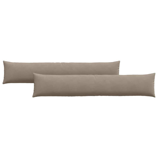 vidaXL Μαξιλάρι Καναπέ 2 pcs Taupe 200 x 40 εκ. ύφασμα