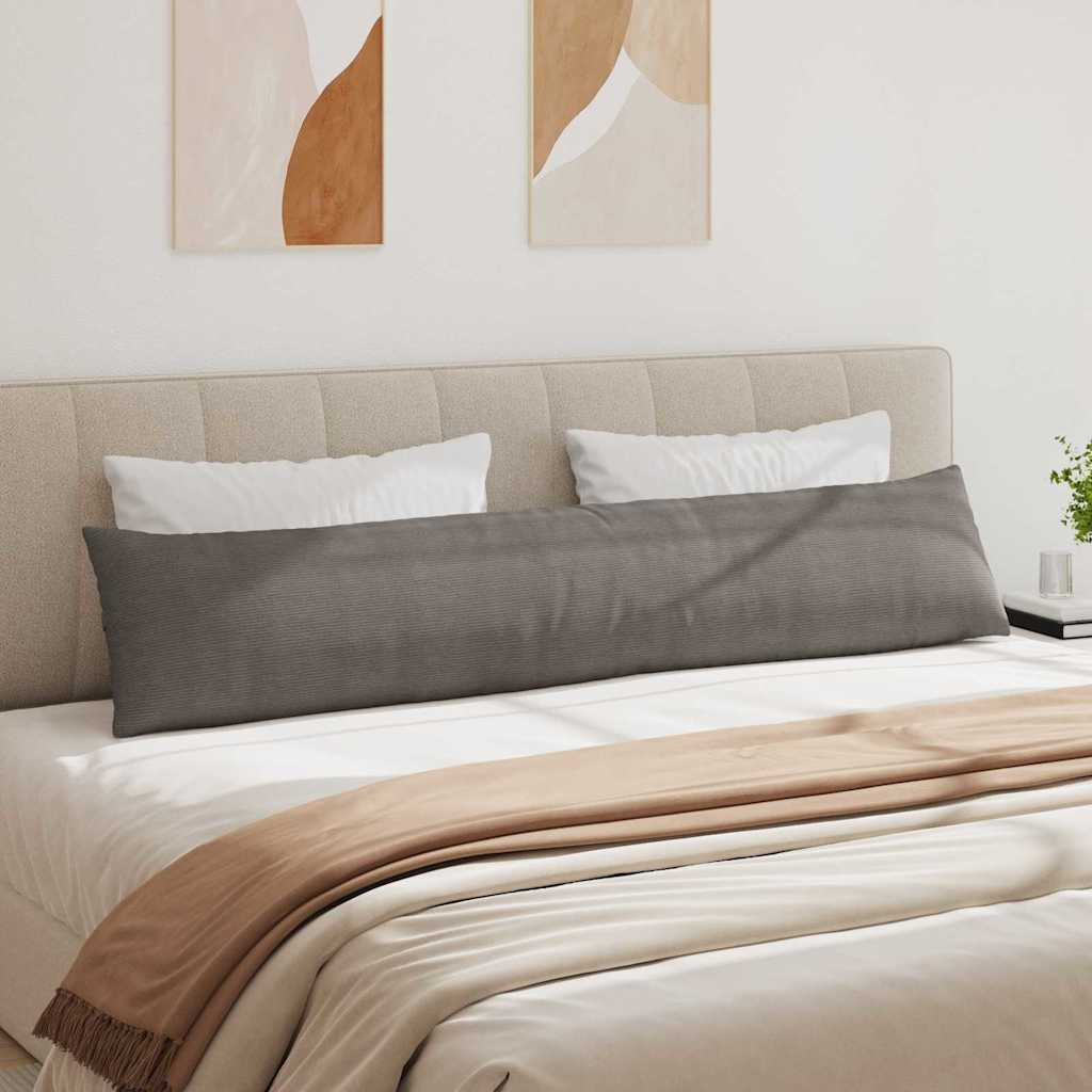 vidaXL Μαξιλάρι Καναπέ 2 pcs Ανοιχτό γκρι 200 x 40 εκ.