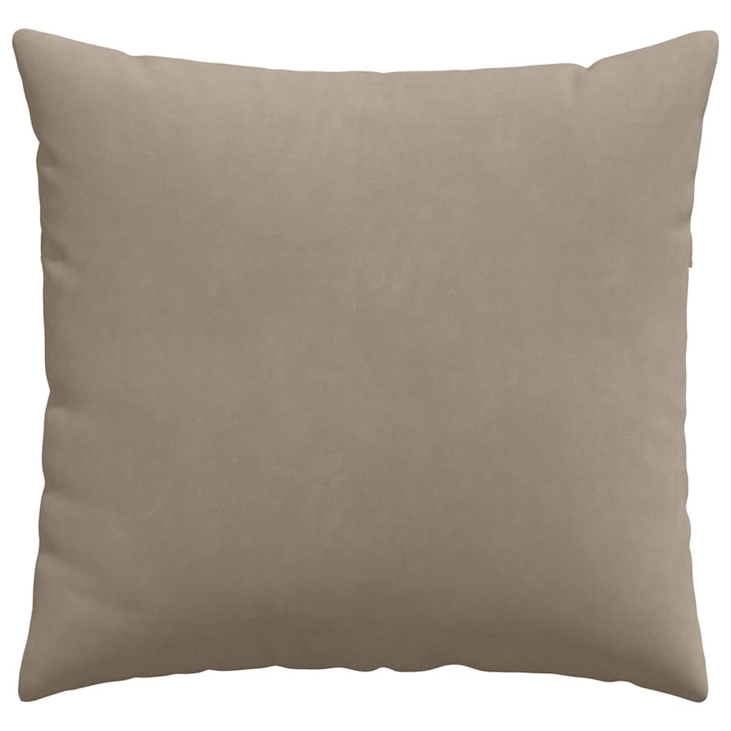 vidaXL Μαξιλάρι Καναπέ 2 pcs Taupe 45 x 45 cm ύφασμα