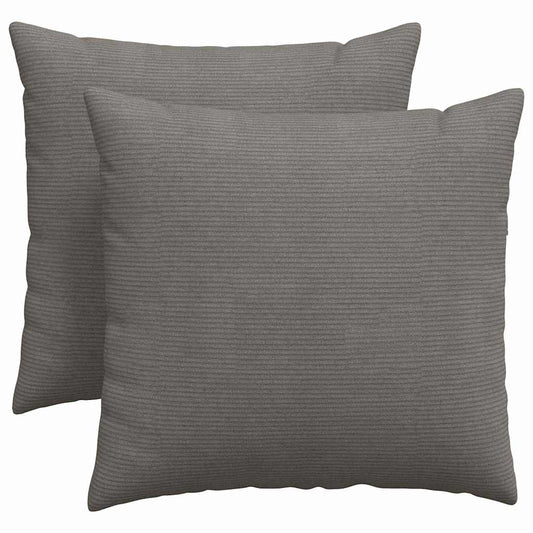 vidaXL Μαξιλάρι Καναπέ 2 pcs Ανοιχτό γκρι 45 x 45 cm