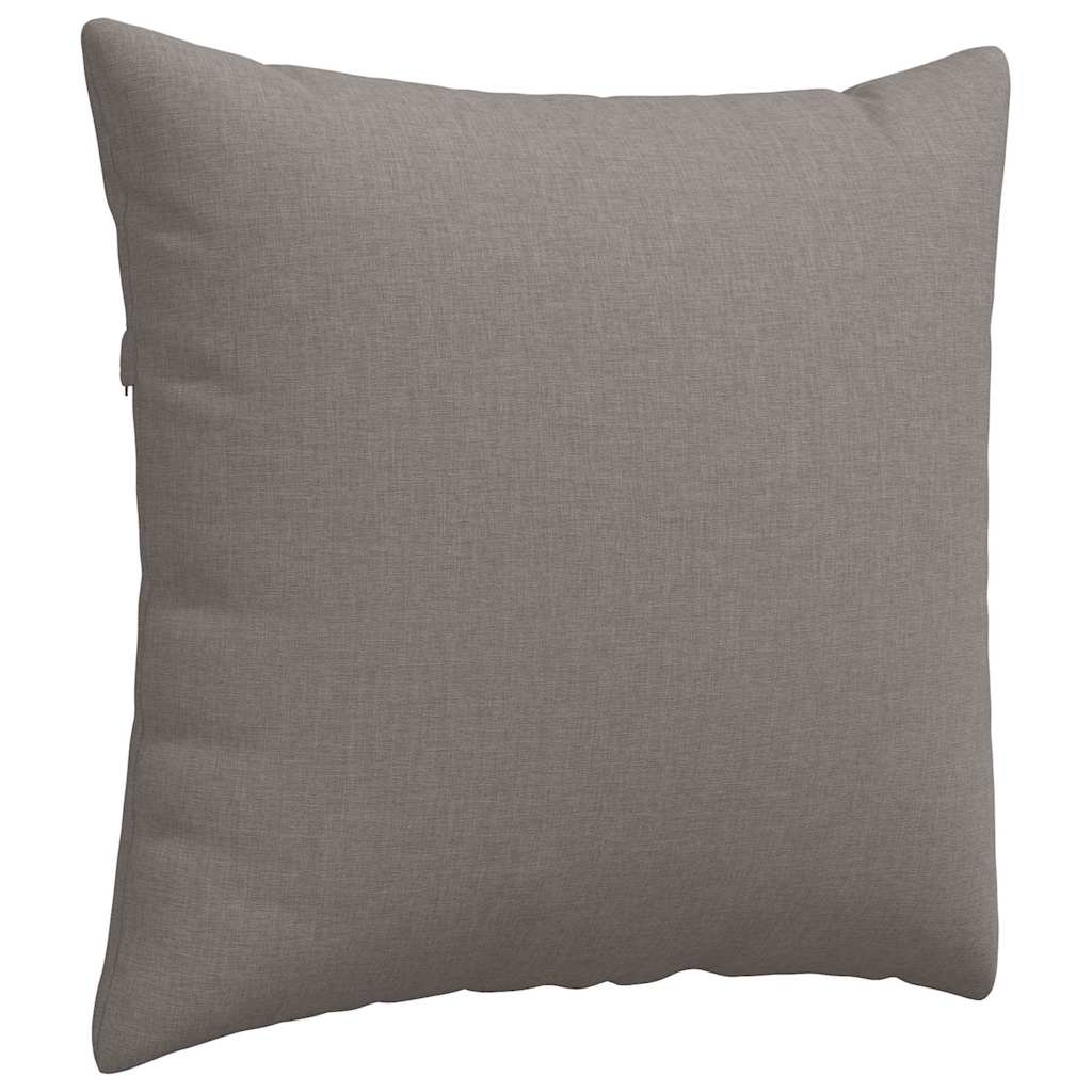 vidaXL Μαξιλάρι Καναπέ 2 pcs Taupe 50 x 50 cm ύφασμα