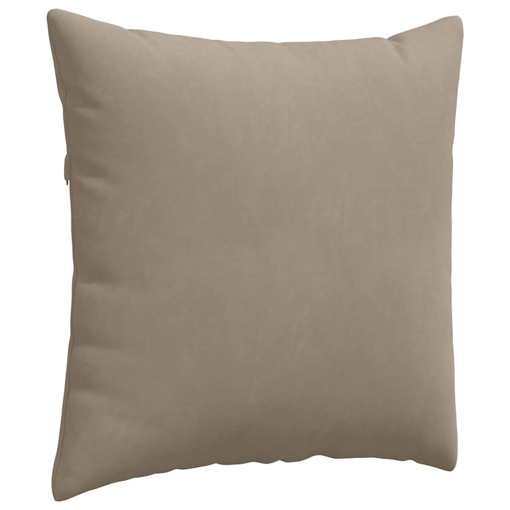 vidaXL Μαξιλάρι Καναπέ 2 pcs Taupe 60 x 60 cm ύφασμα