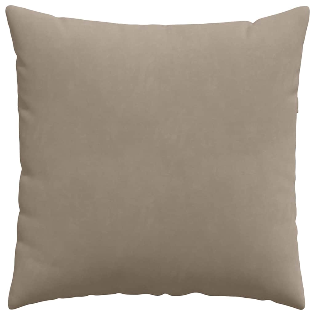 vidaXL Μαξιλάρι Καναπέ 2 pcs Taupe 60 x 60 cm ύφασμα