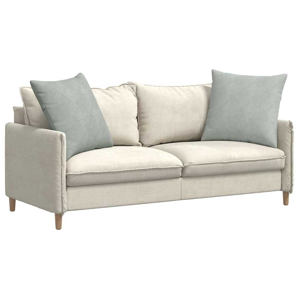 vidaXL Μαξιλάρι Καναπέ 2 pcs Ανοιχτό γκρι 80 x 80 cm