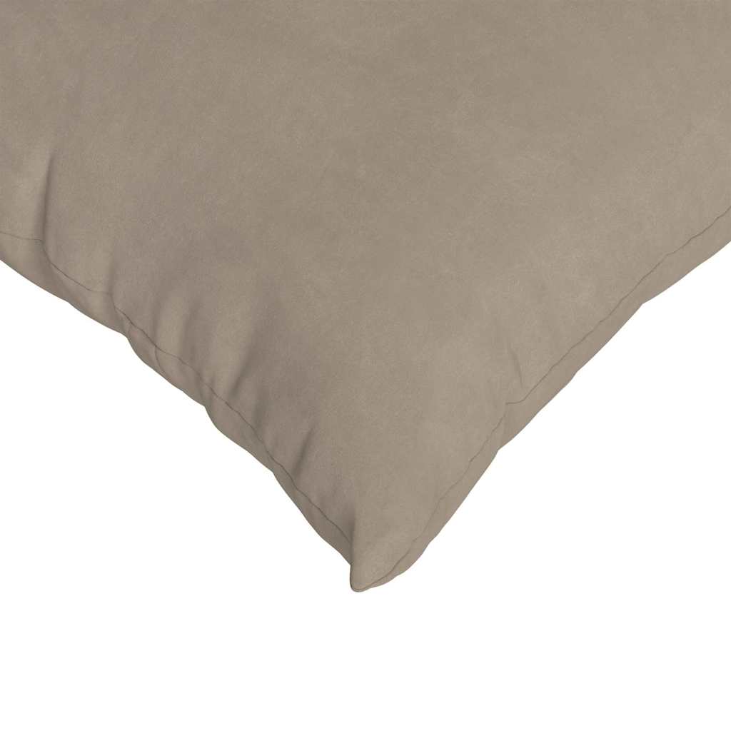 vidaXL Μαξιλάρι Καναπέ 2 pcs Taupe 80 x 80 cm ύφασμα