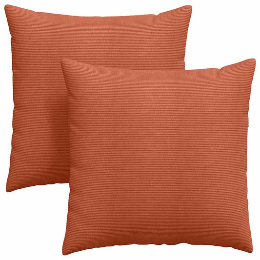 vidaXL Μαξιλάρι Καναπέ 2 pcs Κόκκινο Πορτοκαλί 80 x 80 cm
