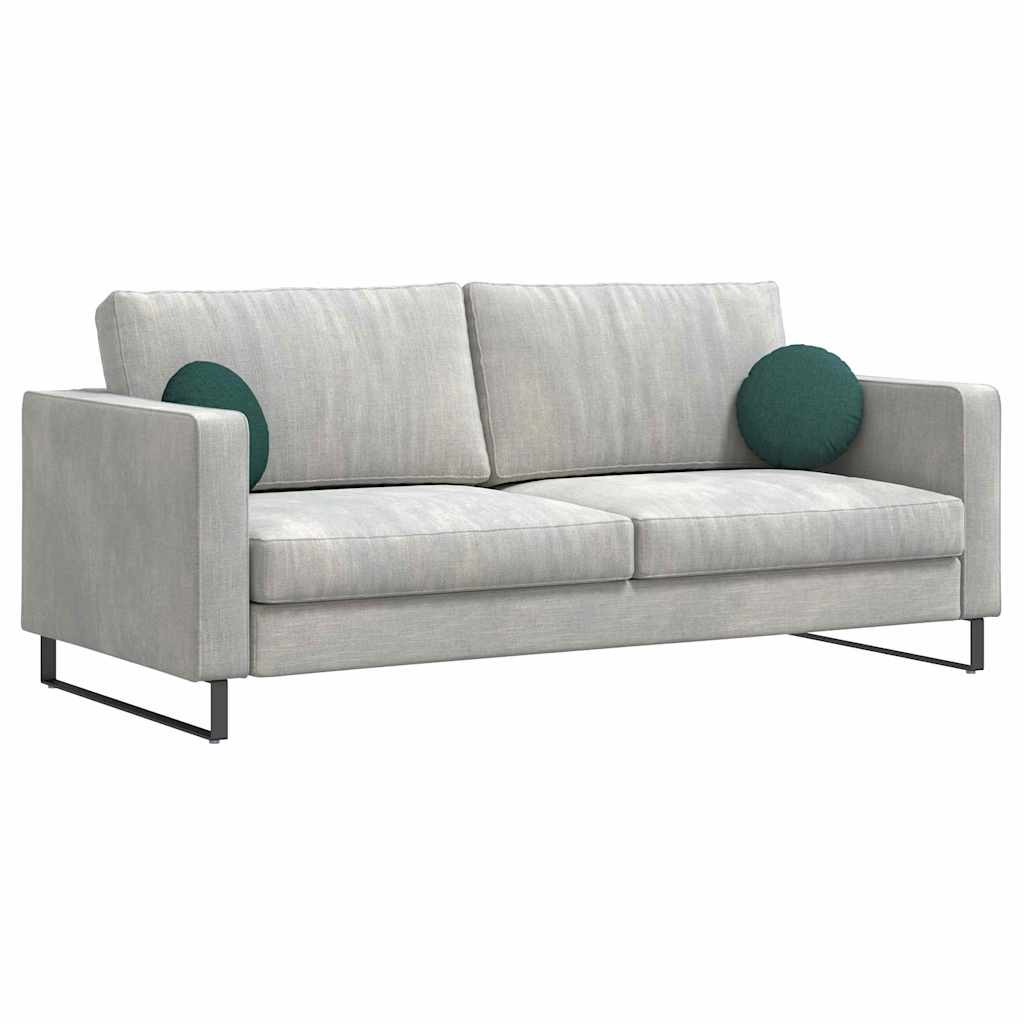 vidaXL Μαξιλάρια καθισμάτων 2 pcs Σκούρο Πράσινο Ø30 x 13 εκ ύφασμα