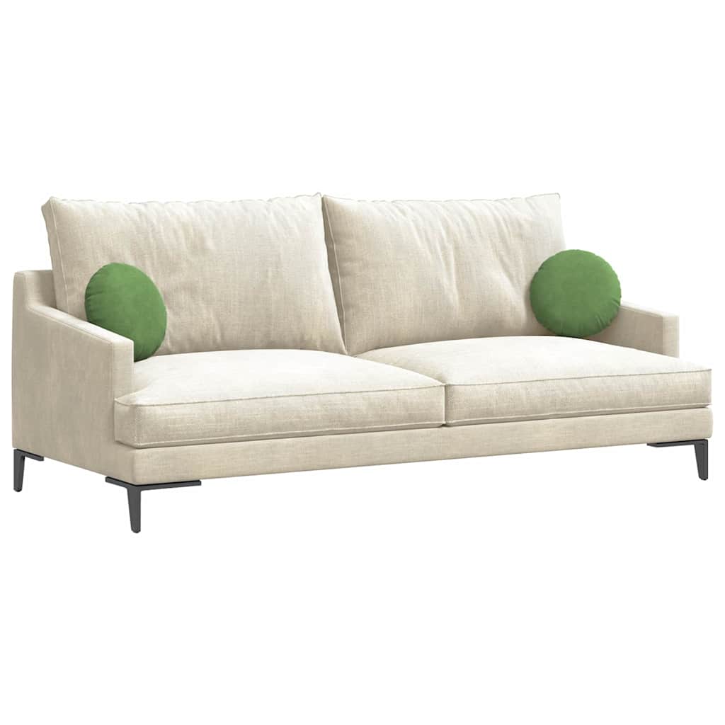 vidaXL Μαξιλάρια καθισμάτων 2 pcs Ανοιχτό Πράσινο Ø 40 x 13 εκ.