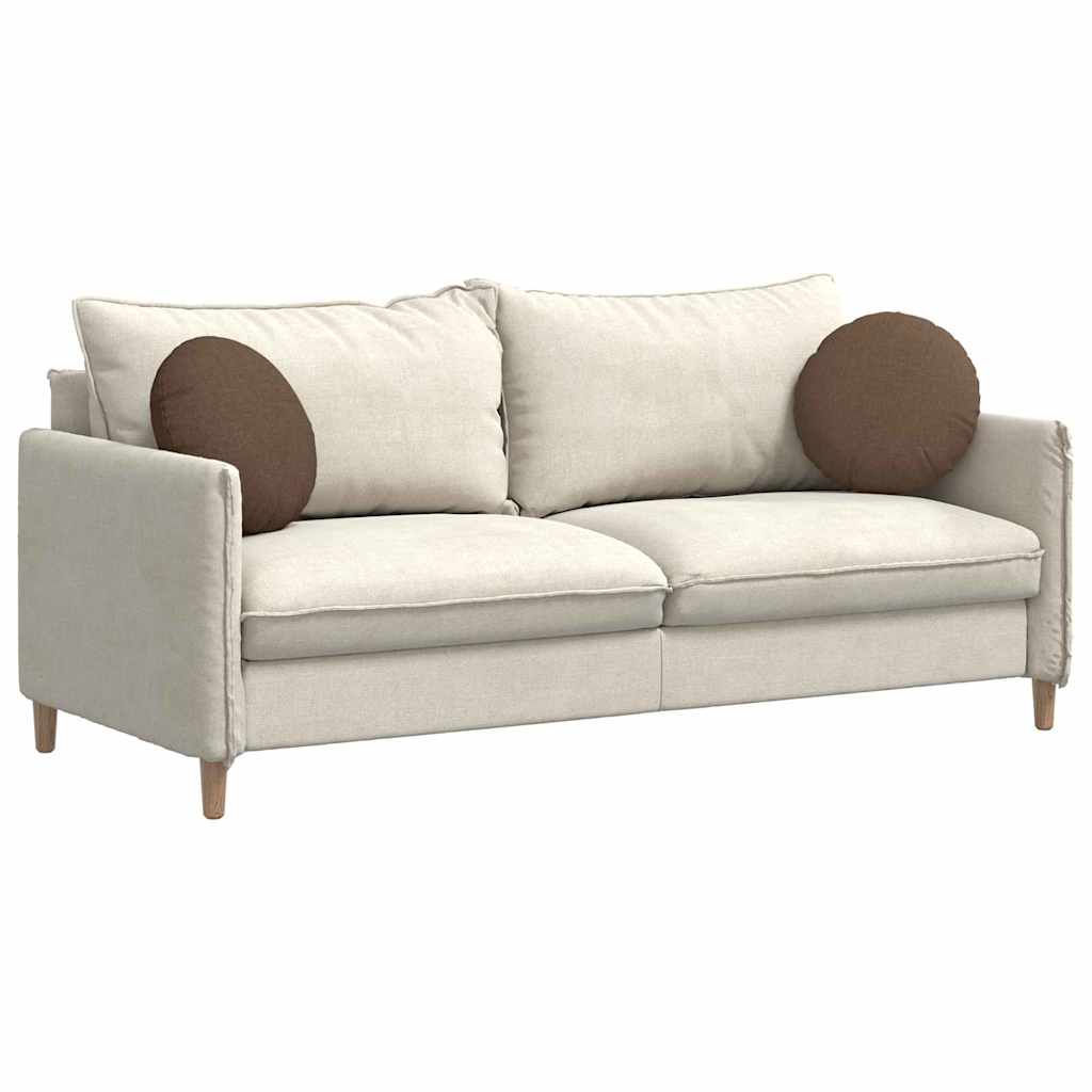 vidaXL Μαξιλάρια καθισμάτων 2 pcs Καφέ Ø40 x 13 εκ ύφασμα