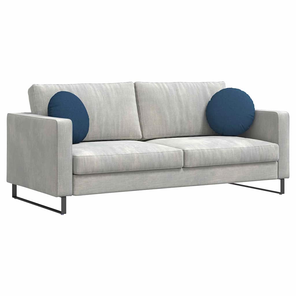 vidaXL Μαξιλάρια καθισμάτων 2 pcs Μπλε Ø40 x 13 εκ ύφασμα