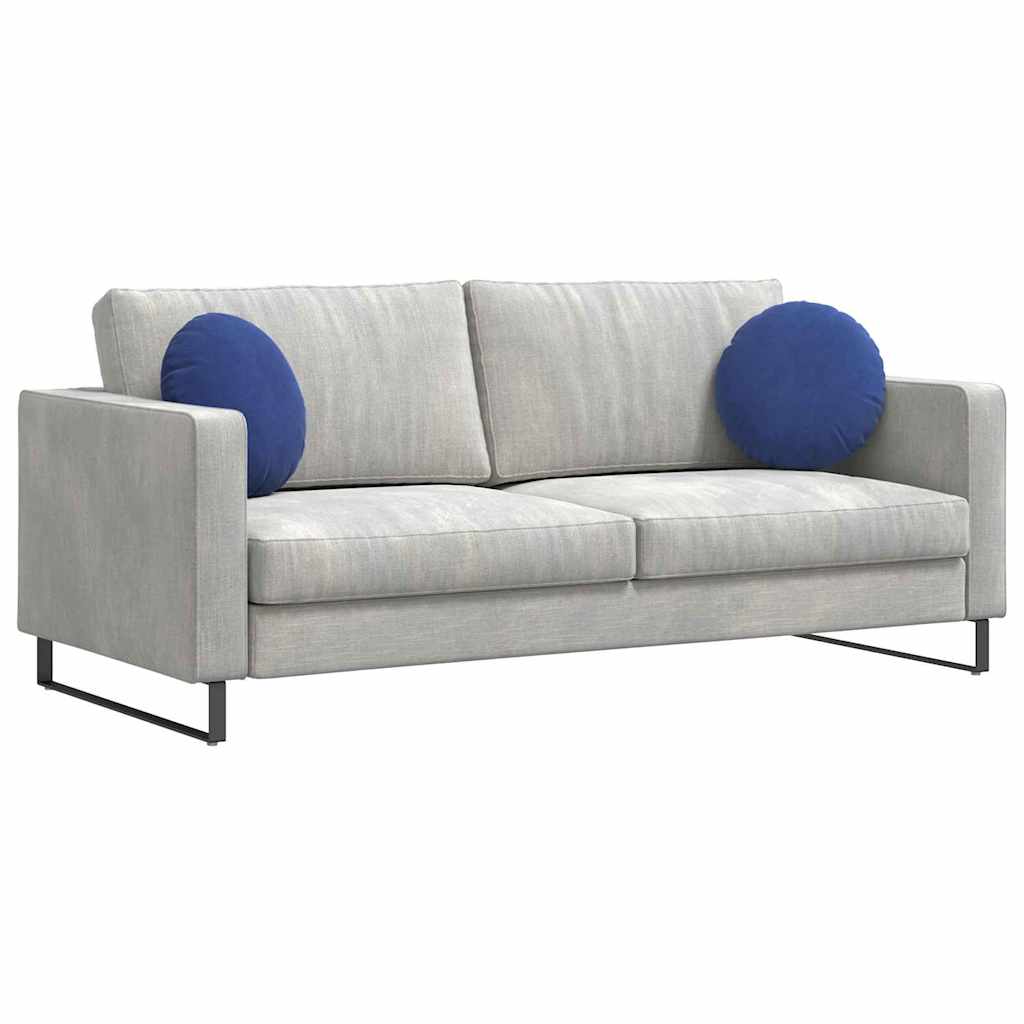 vidaXL Μαξιλάρια καθισμάτων 2 pcs Μπλε Αστυνομίας Ø 40 x 13 εκ.