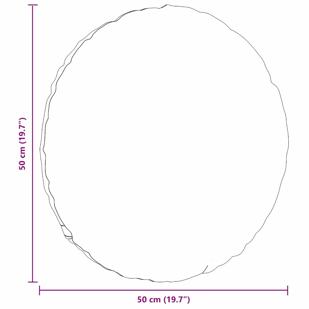 vidaXL Μαξιλάρια καθισμάτων 2 pcs Κρεμ Ø50 x 19 εκ ύφασμα