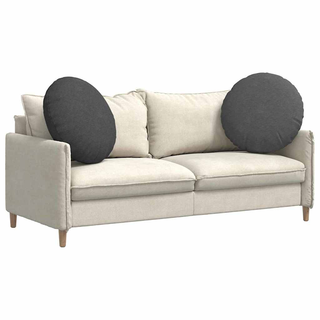 vidaXL Μαξιλάρια καθισμάτων 2 pcs Σκούρο Γκρι Ø 60 cm