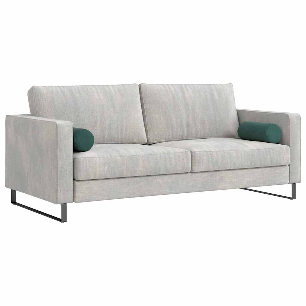 vidaXL Μαξιλάρια Στήριγμα 2 pcs Σκούρο Πράσινο Ø 15 x 40 εκ