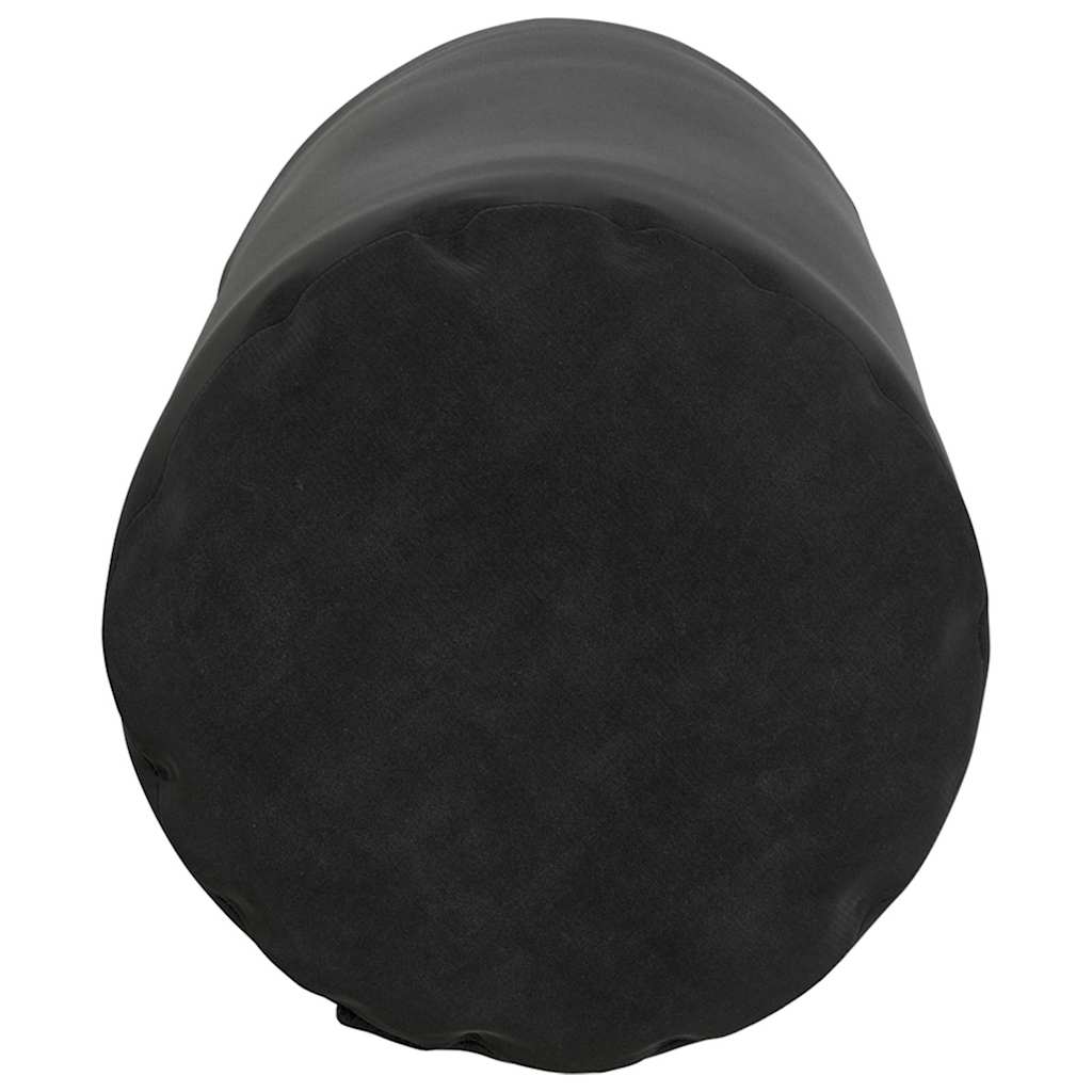 vidaXL Μαξιλάρια Στήριγμα 2 pcs Μαύρο Ø 15 x 40 εκ