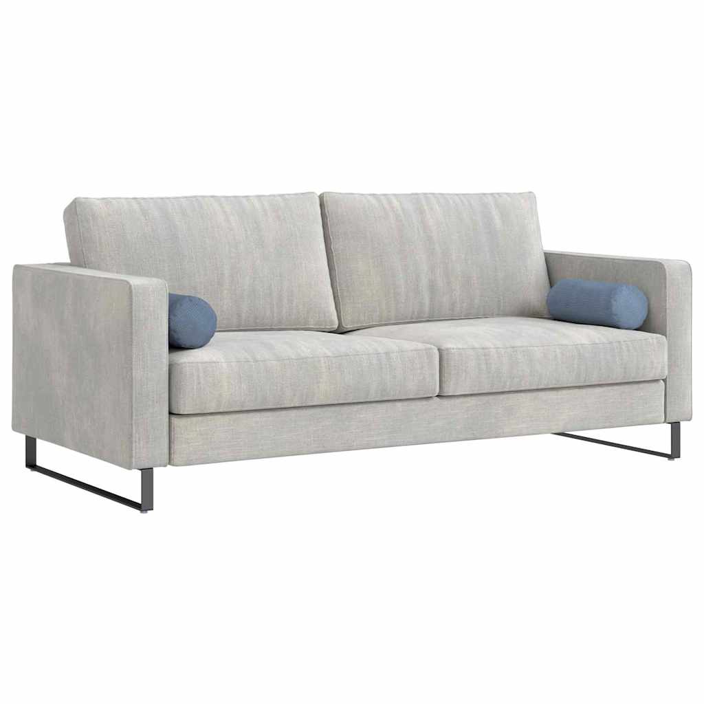 vidaXL Μαξιλάρια Στήριγμα 2 pcs Μπλε Ø 15 x 40 εκ Υφασμάτινο Κορντουρά