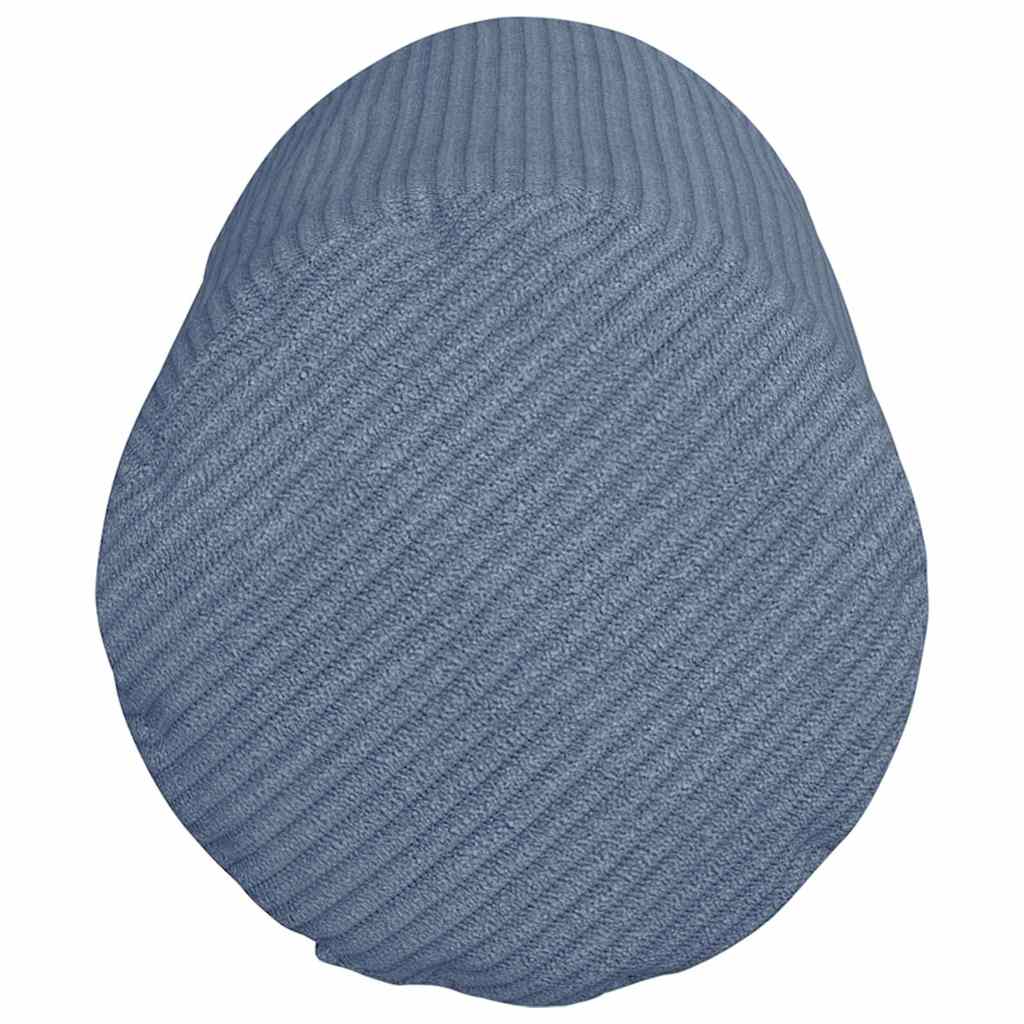 vidaXL Μαξιλάρια Στήριγμα 2 pcs Μπλε Ø 15 x 40 εκ Υφασμάτινο Κορντουρά