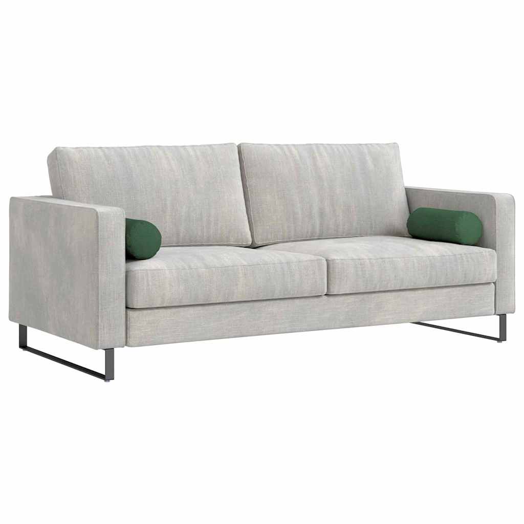 vidaXL Μαξιλάρια Στήριγμα 2 pcs Σκούρο Πράσινο Ø 15 x 40 εκ