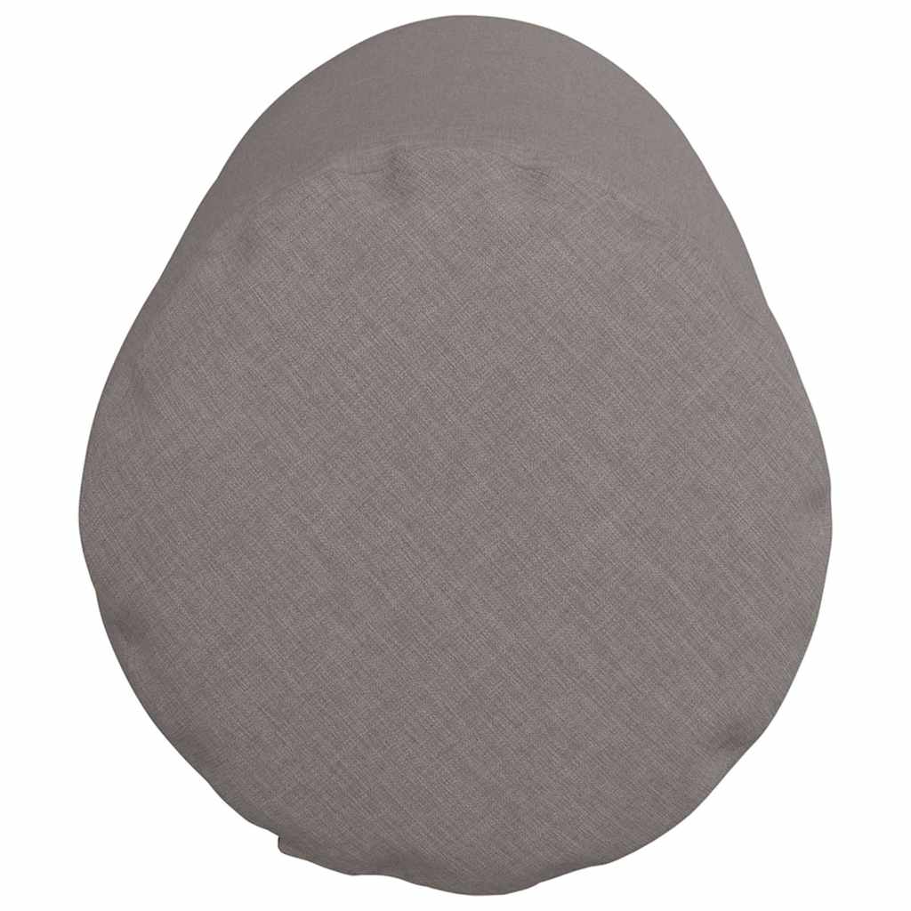 vidaXL Μαξιλάρια Στήριγμα 2 pcs Taupe Ø 25 x 70 cm ύφασμα