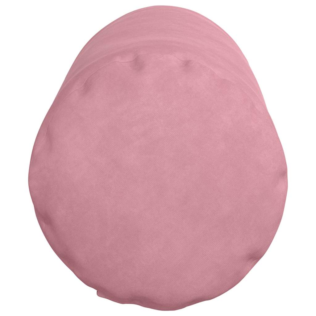 vidaXL Μαξιλάρια Στήριγμα 2 pcs Ροζ Ø 25 x 70 cm Υφασμάτινο Κορντουρά