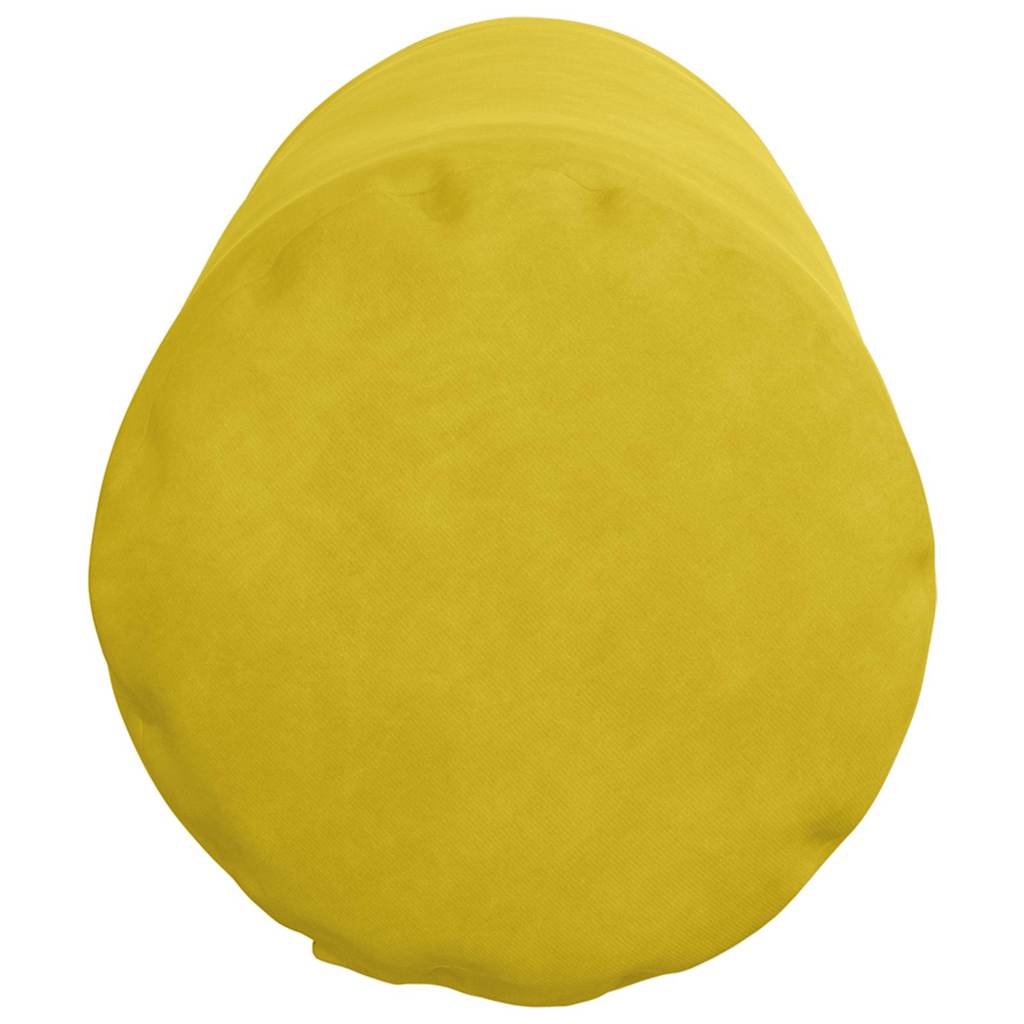 vidaXL Μαξιλάρια Στήριγμα 2 pcs Κίτρινο Ø 25 x 70 cm