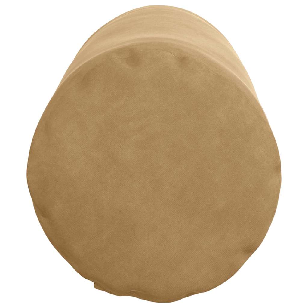 vidaXL Μαξιλάρια Στήριγμα 2 pcs Καφέ Ø 25 x 70 cm Υφασμάτινο Κορντουρά