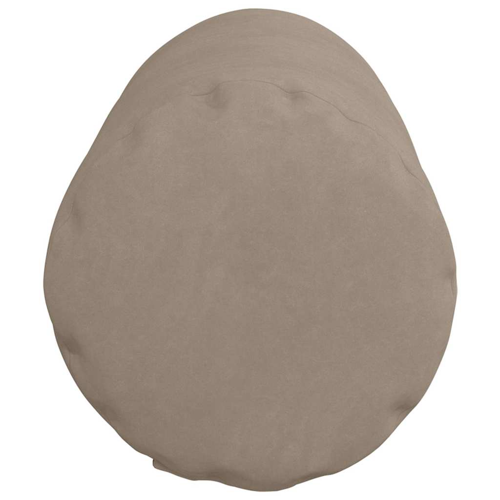 vidaXL Μαξιλάρια Στήριγμα 2 pcs Taupe Ø 25 x 70 cm Ύφασμα Μικροΐνας